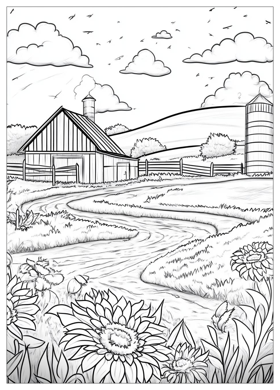 Farm Coloring Pages-4