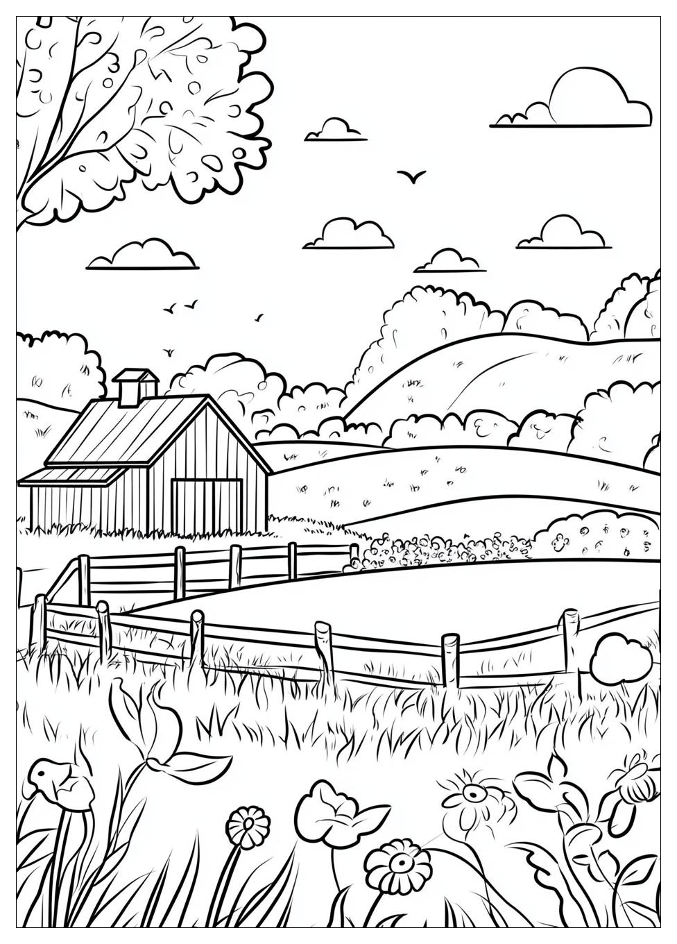 Farm Coloring Pages-6