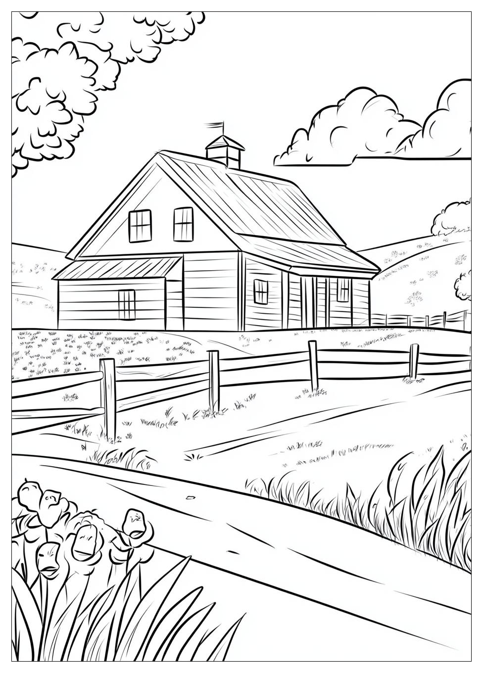 Farm Coloring Pages-7
