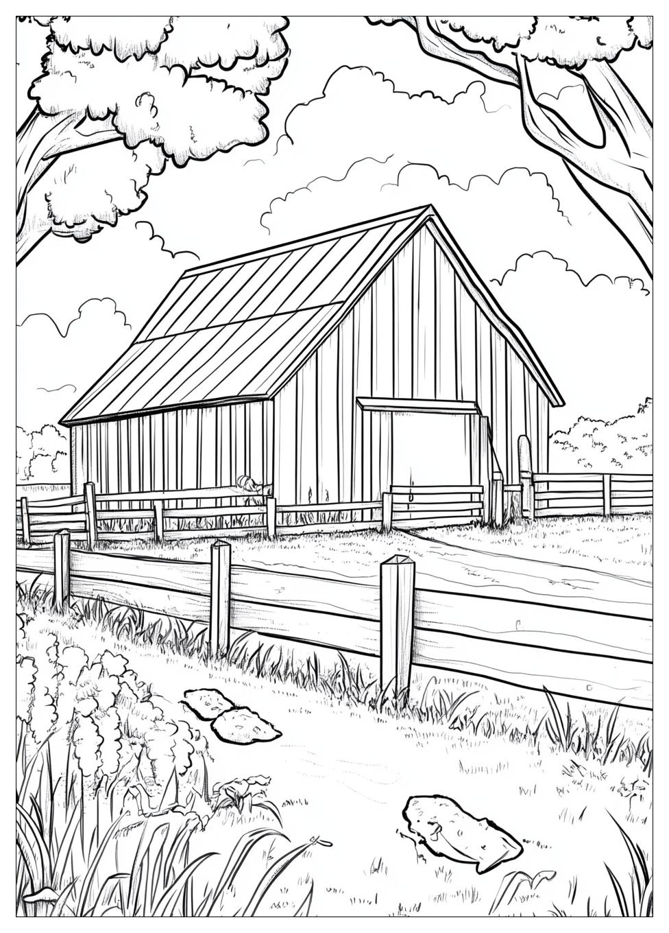 Farm Coloring Pages-8