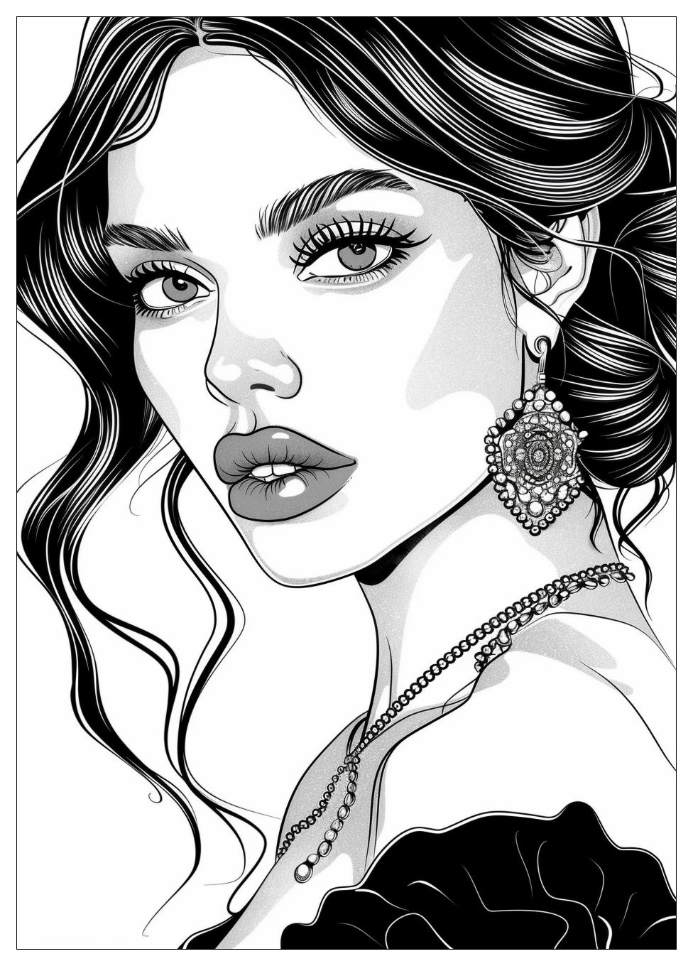 Fashion Coloring Pages-16