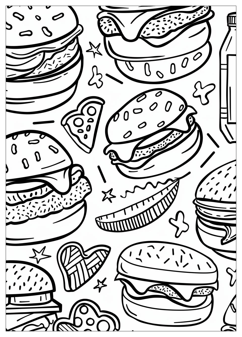 Fast Food Coloring Pages-10