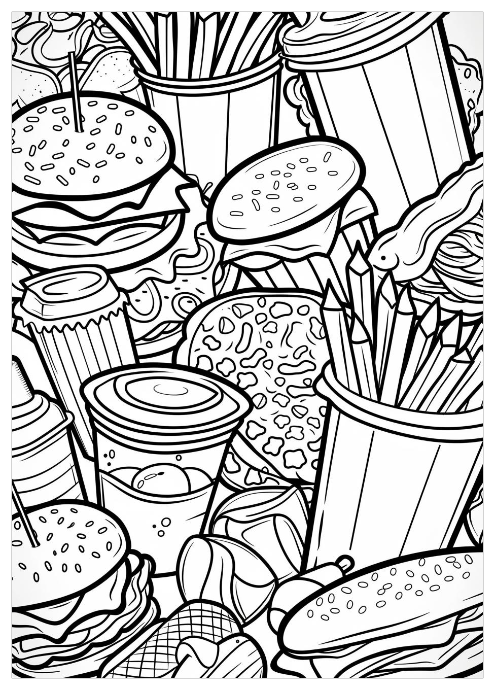 Fast Food Coloring Pages-20