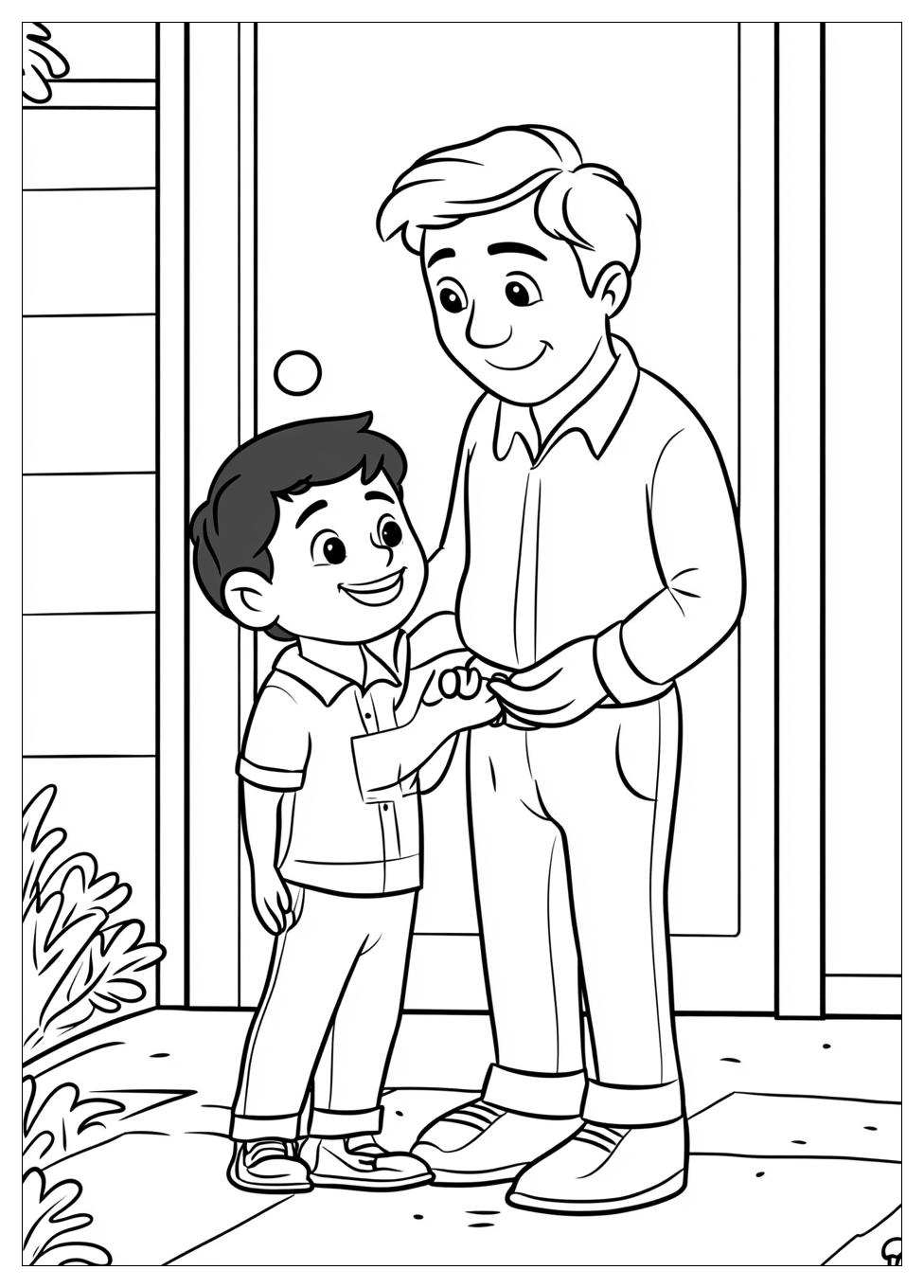 Free Printable Fathers Day Coloring Pages 4 Fathers Day Coloring Pages-4