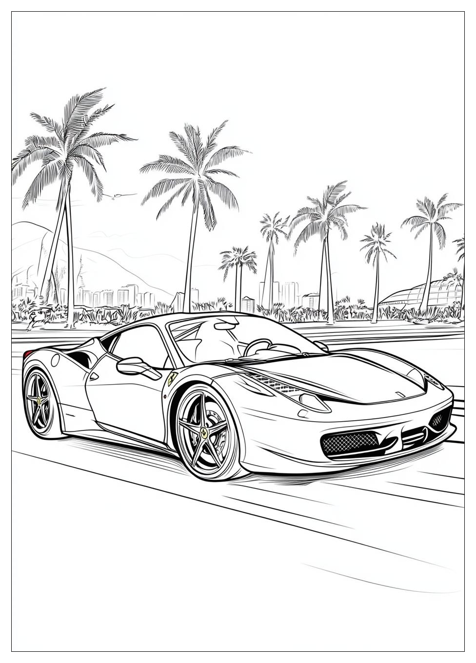 Ferrari Coloring Pages-1