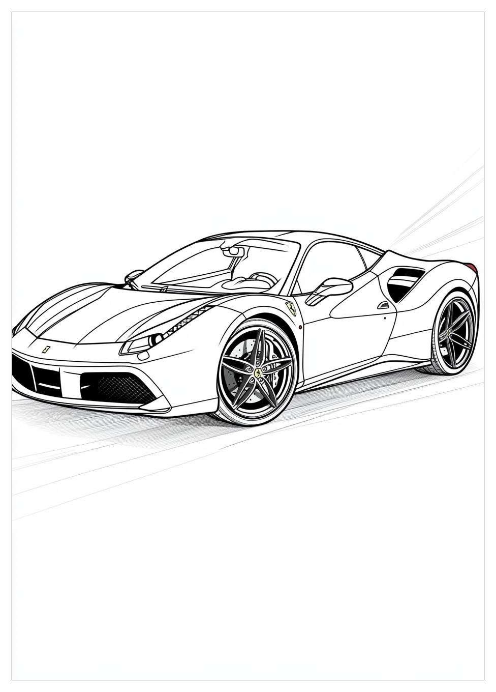 Ferrari Coloring Pages-13