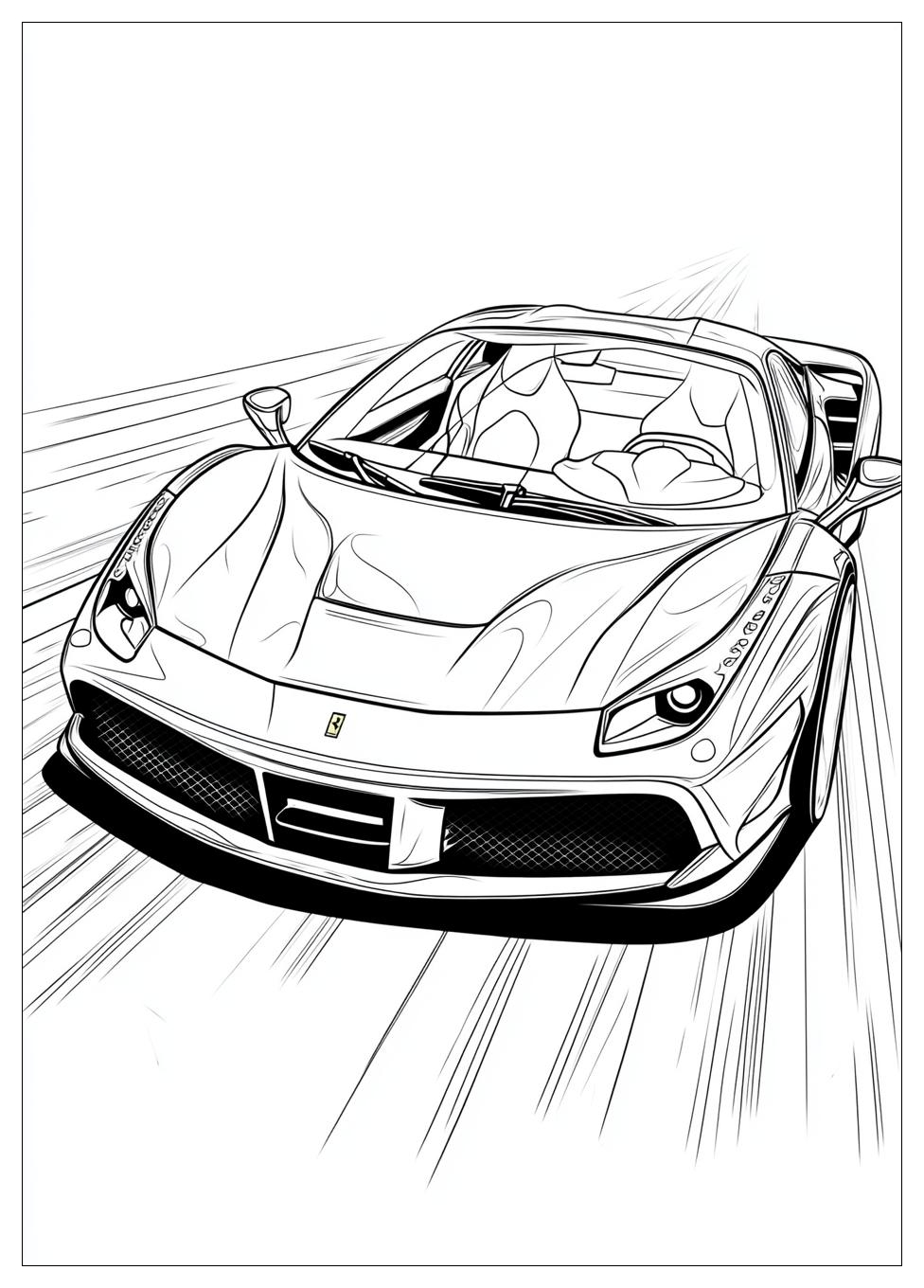 Ferrari Coloring Pages-14