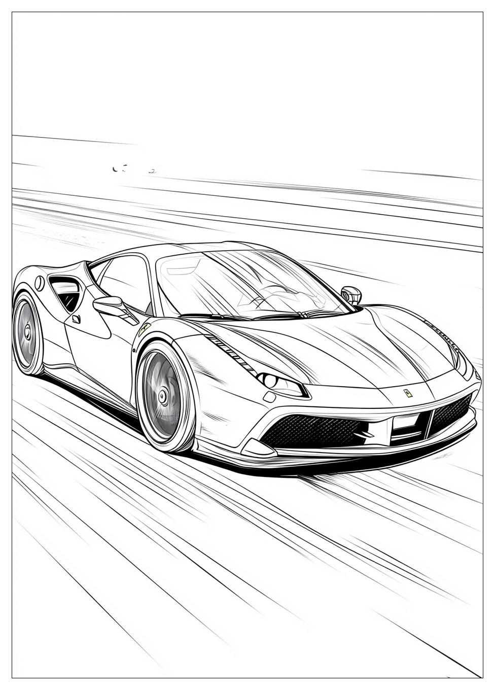 Ferrari Coloring Pages-15