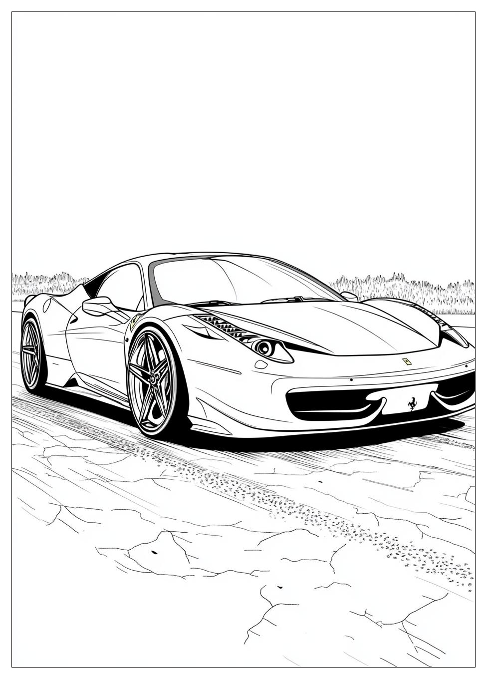 Ferrari Coloring Pages-17