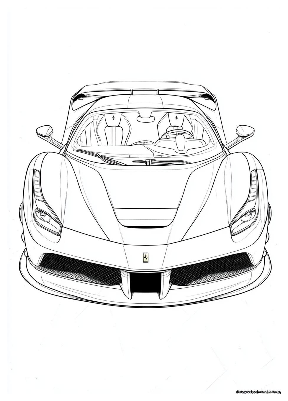 Ferrari Coloring Pages-2