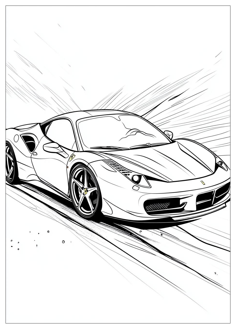 Ferrari Coloring Pages-3
