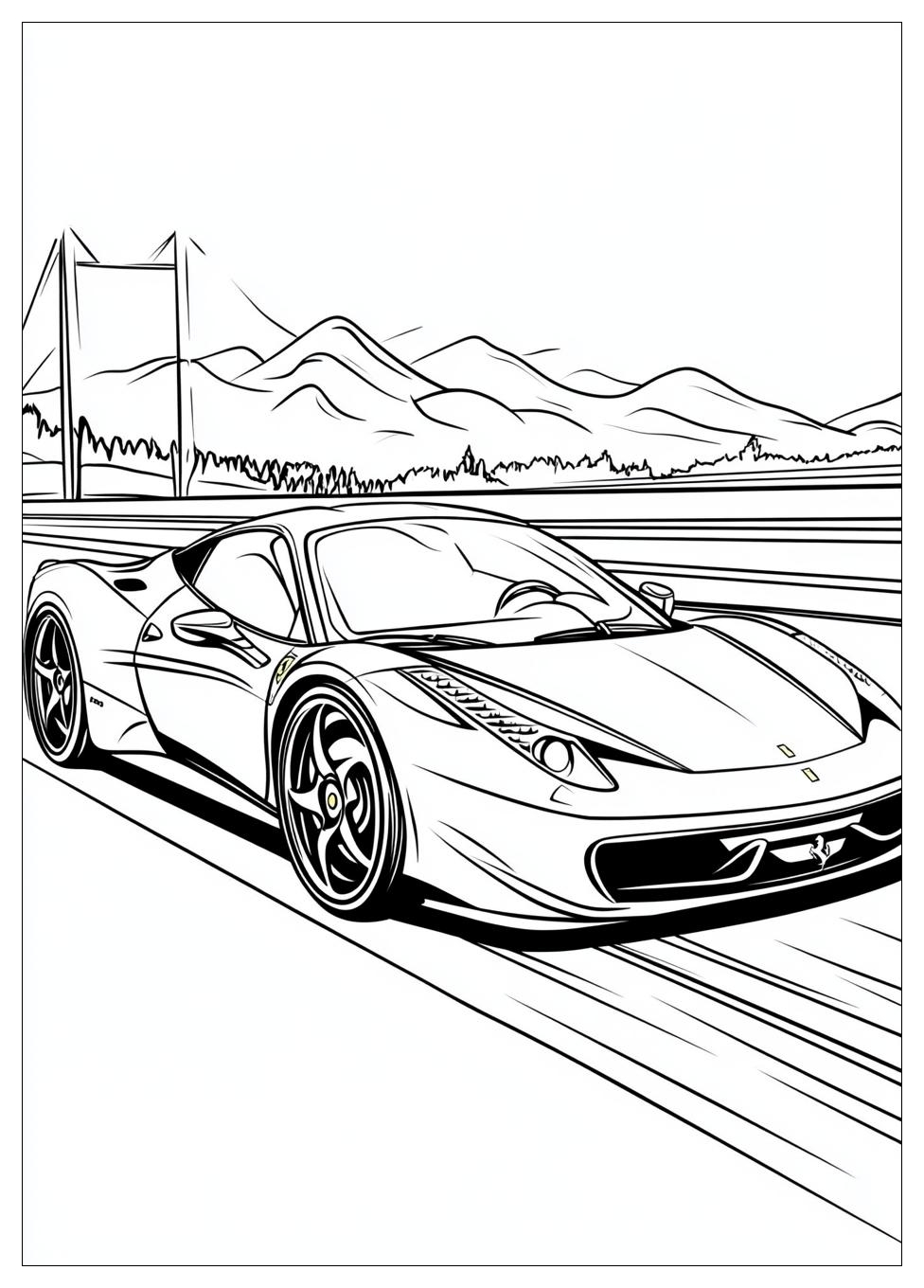 Ferrari Coloring Pages-5