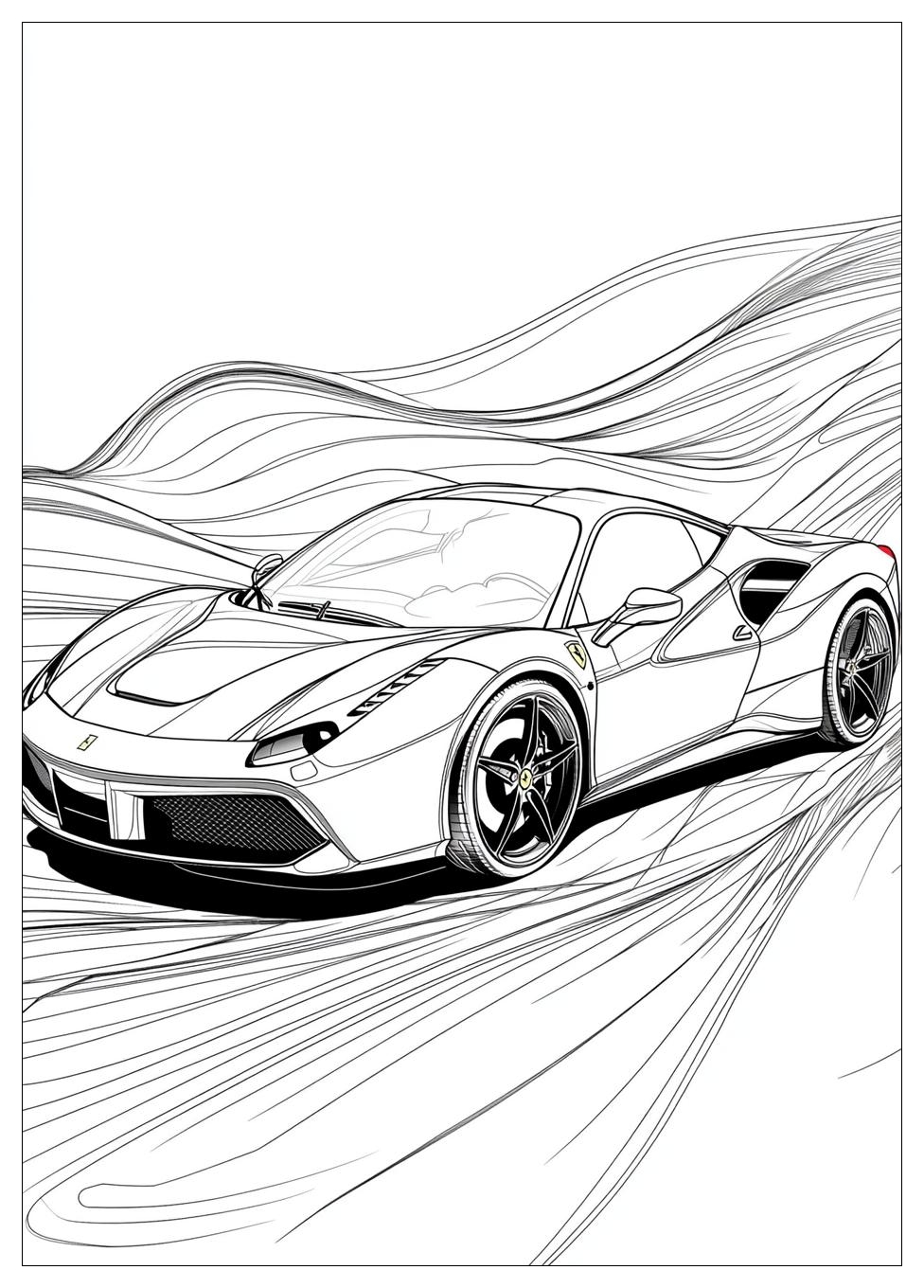 Ferrari Coloring Pages-6