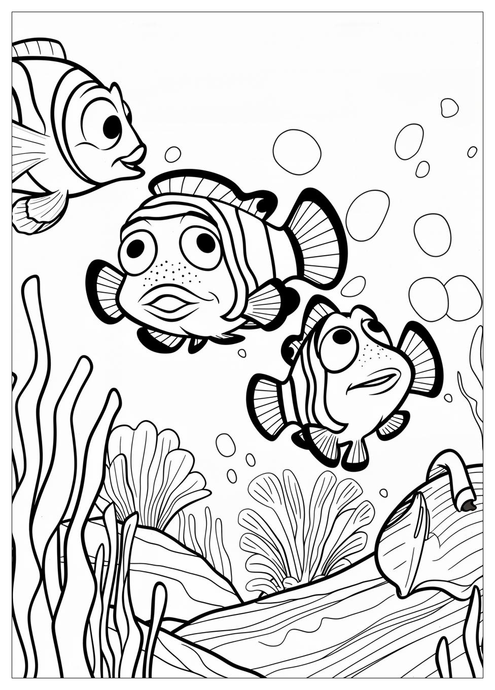 Finding Nemo Coloring Pages-11