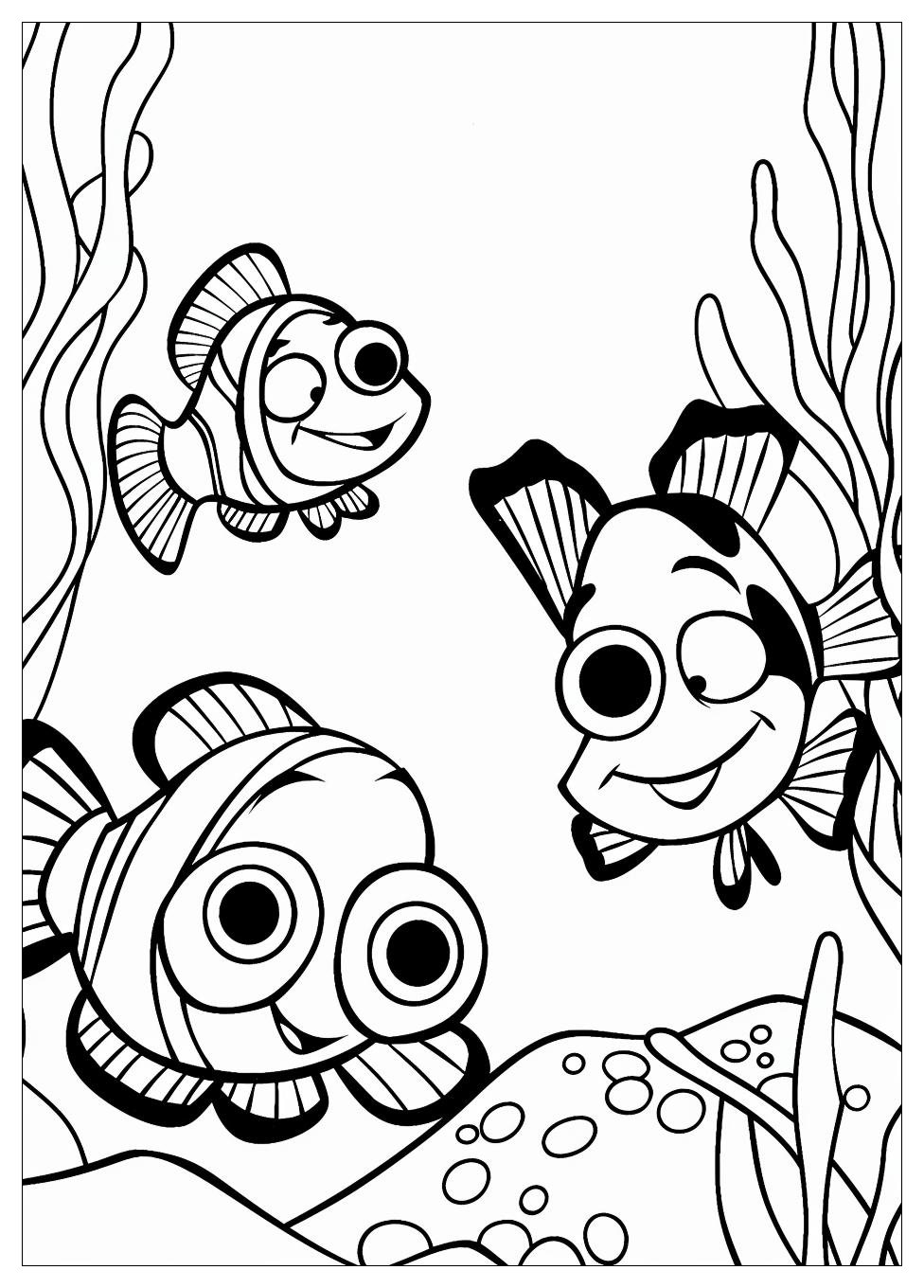 Finding Nemo Coloring Pages-12