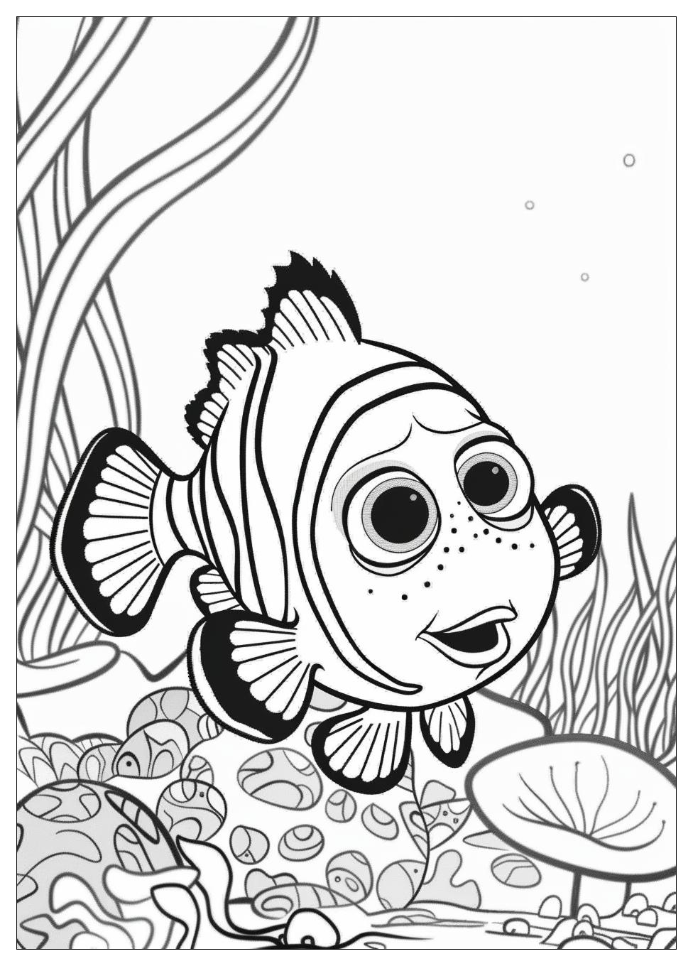 Finding Nemo Coloring Pages-14
