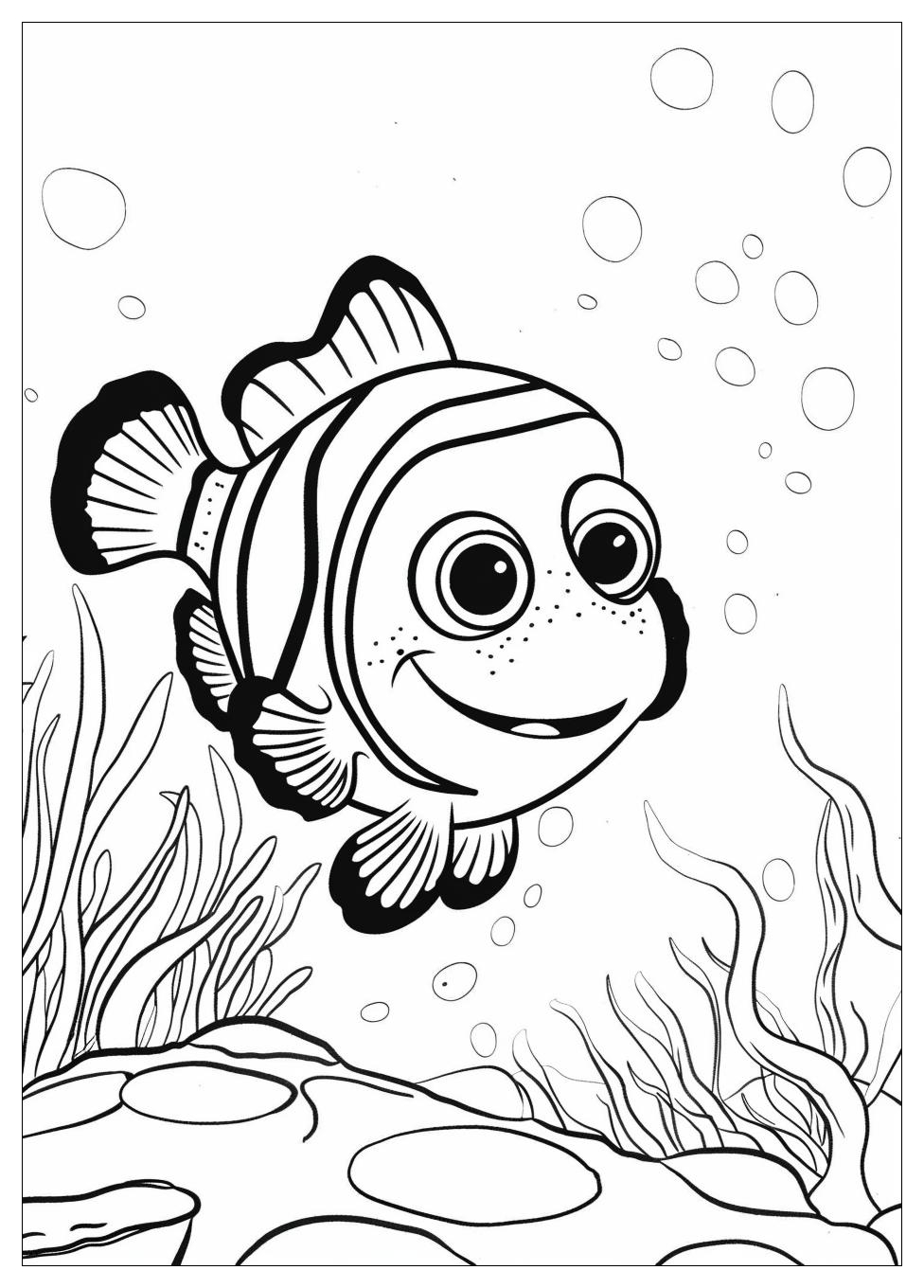 Finding Nemo Coloring Pages-2