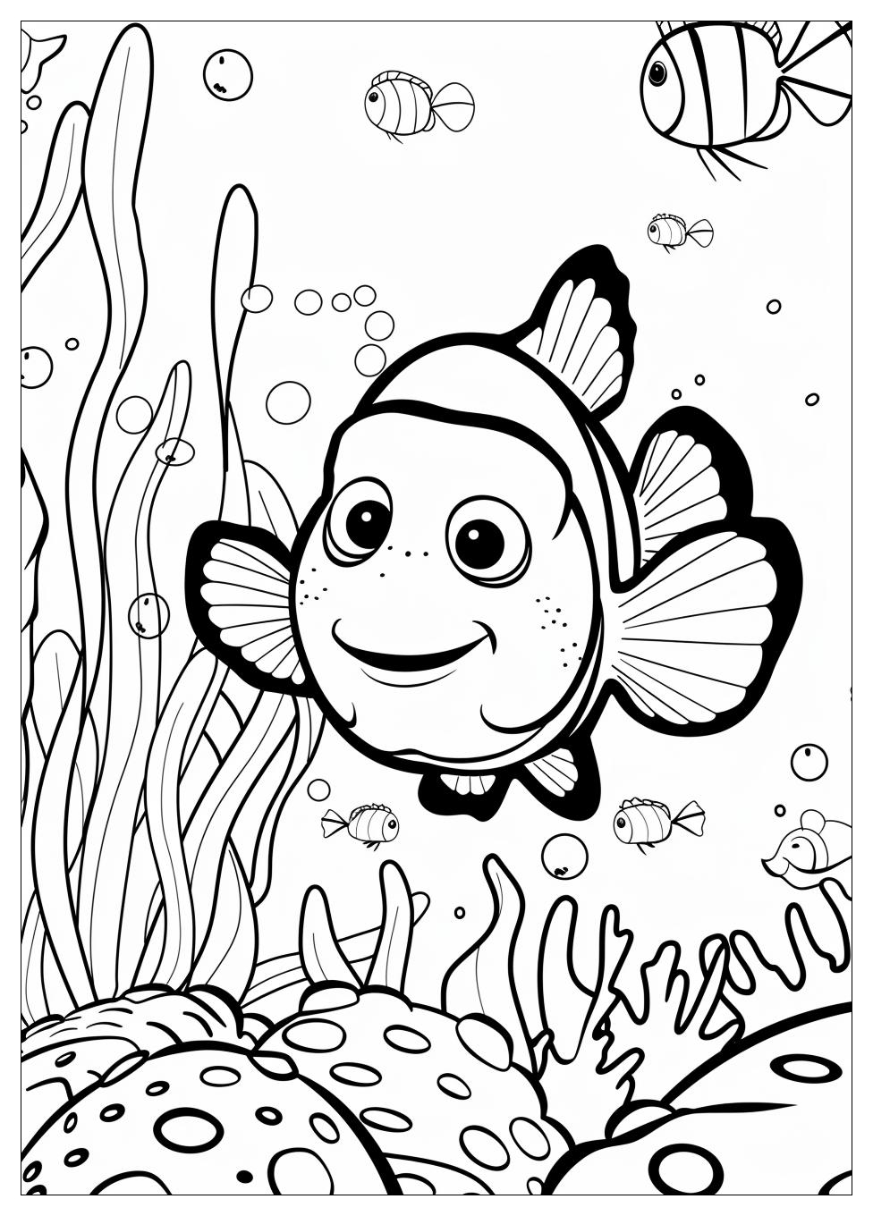 Finding Nemo Coloring Pages-3