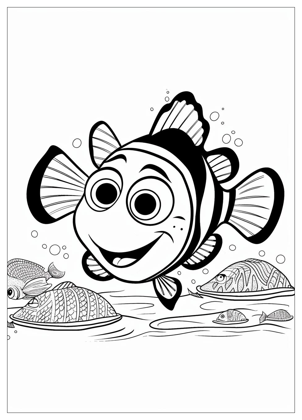 Finding Nemo Coloring Pages-4