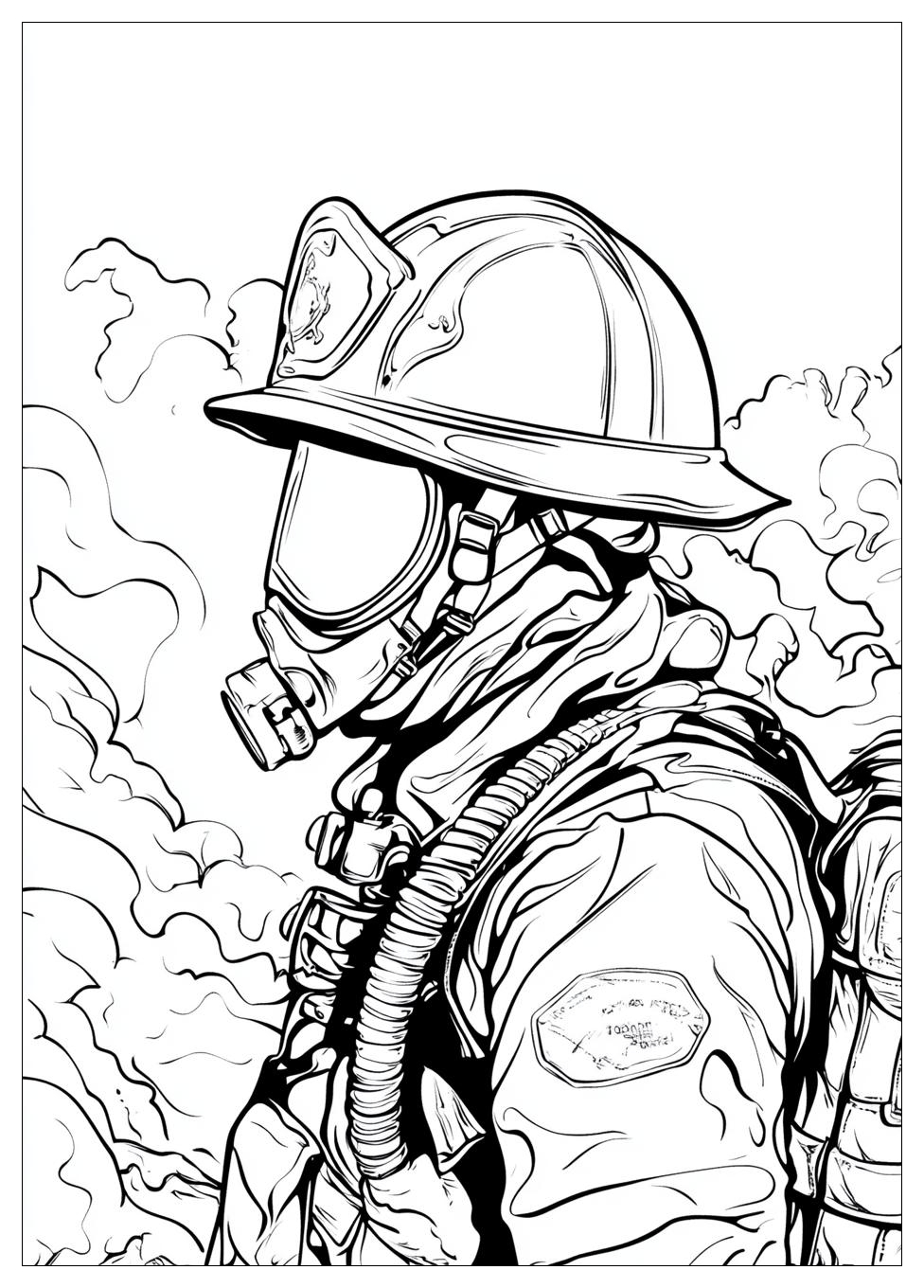 Firefighter Coloring Pages-1
