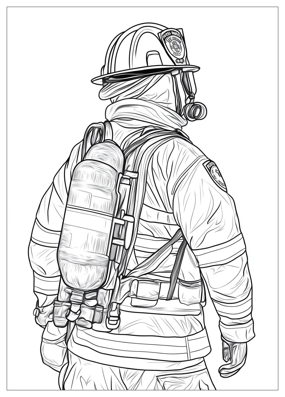 Firefighter Coloring Pages-15
