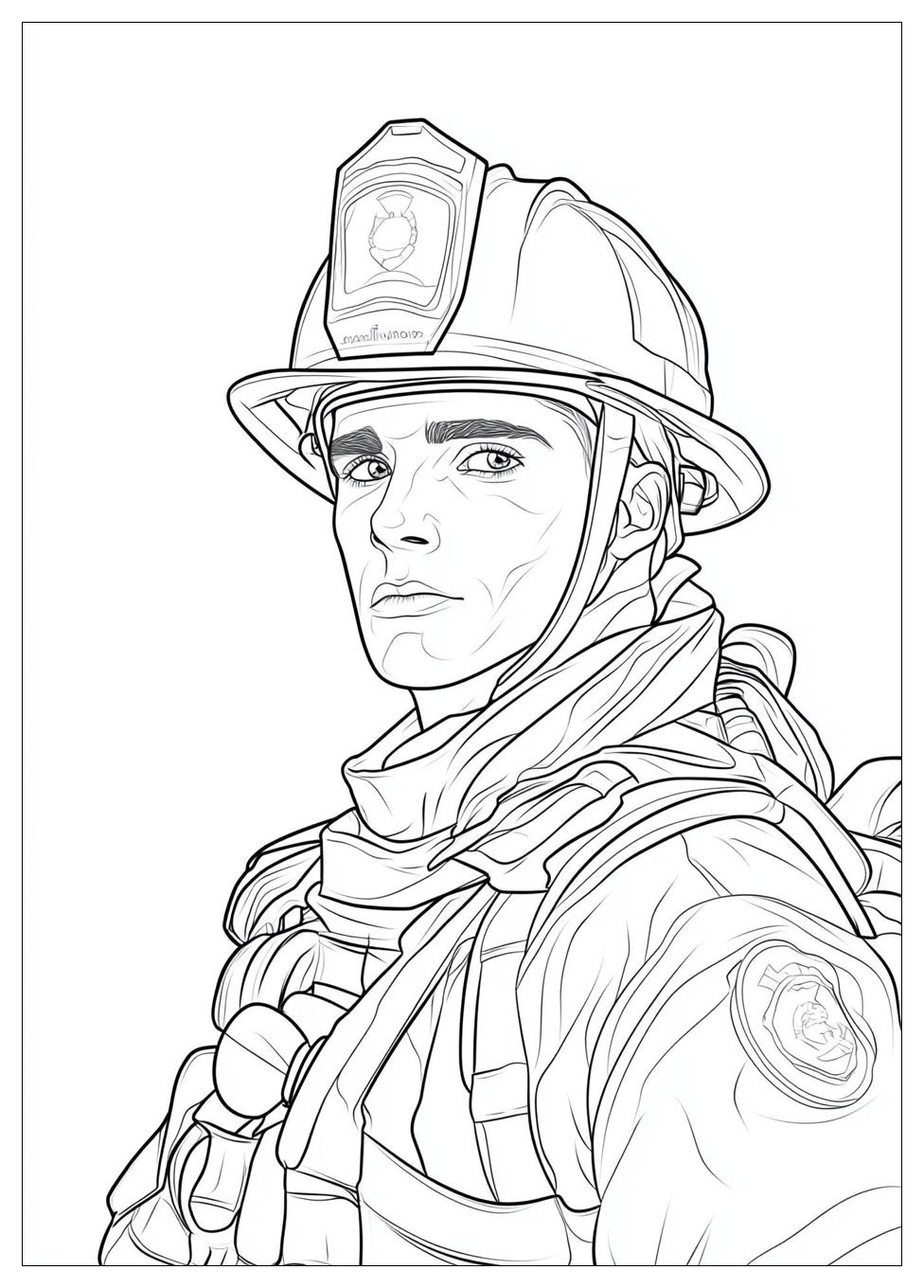 Fireman Coloring Pages-1