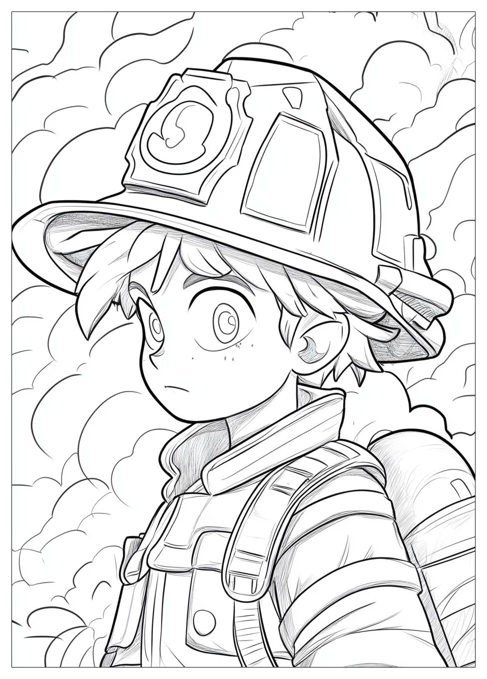 Fireman Coloring Pages-2