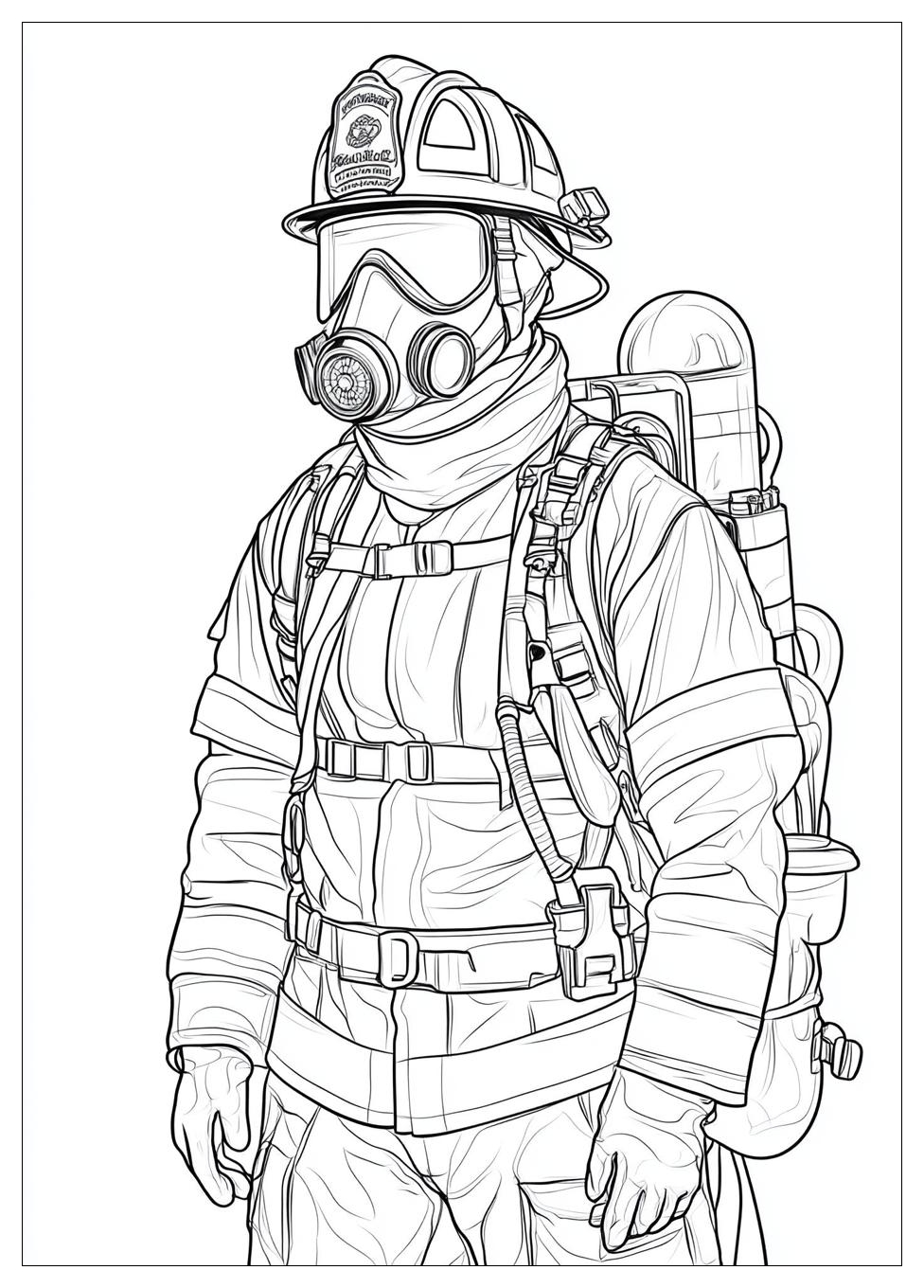 Fireman Coloring Pages-20