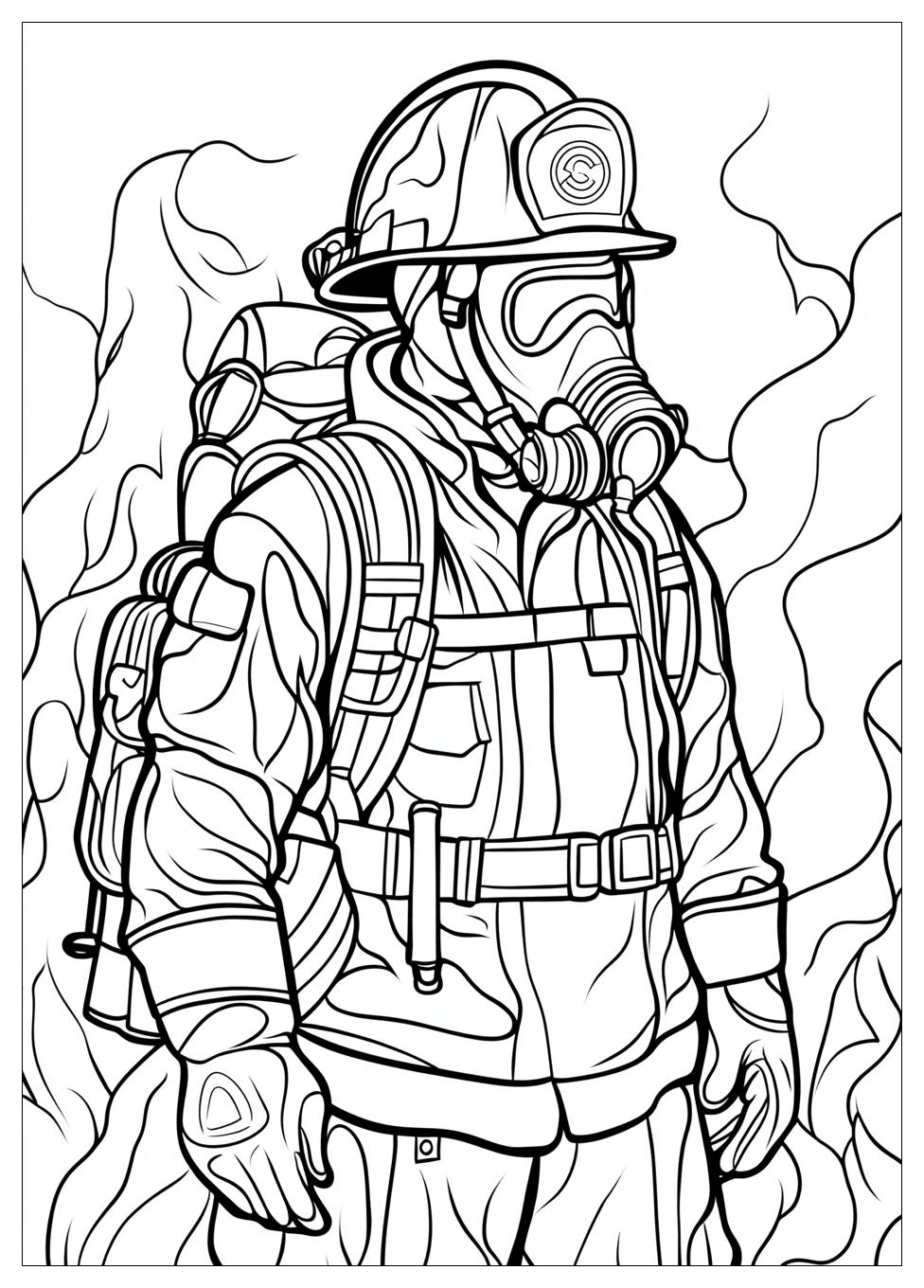Fireman Coloring Pages-5