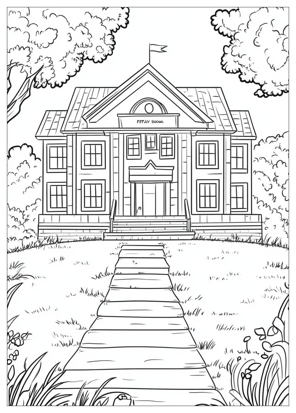 First Day of School Coloring Pages-20