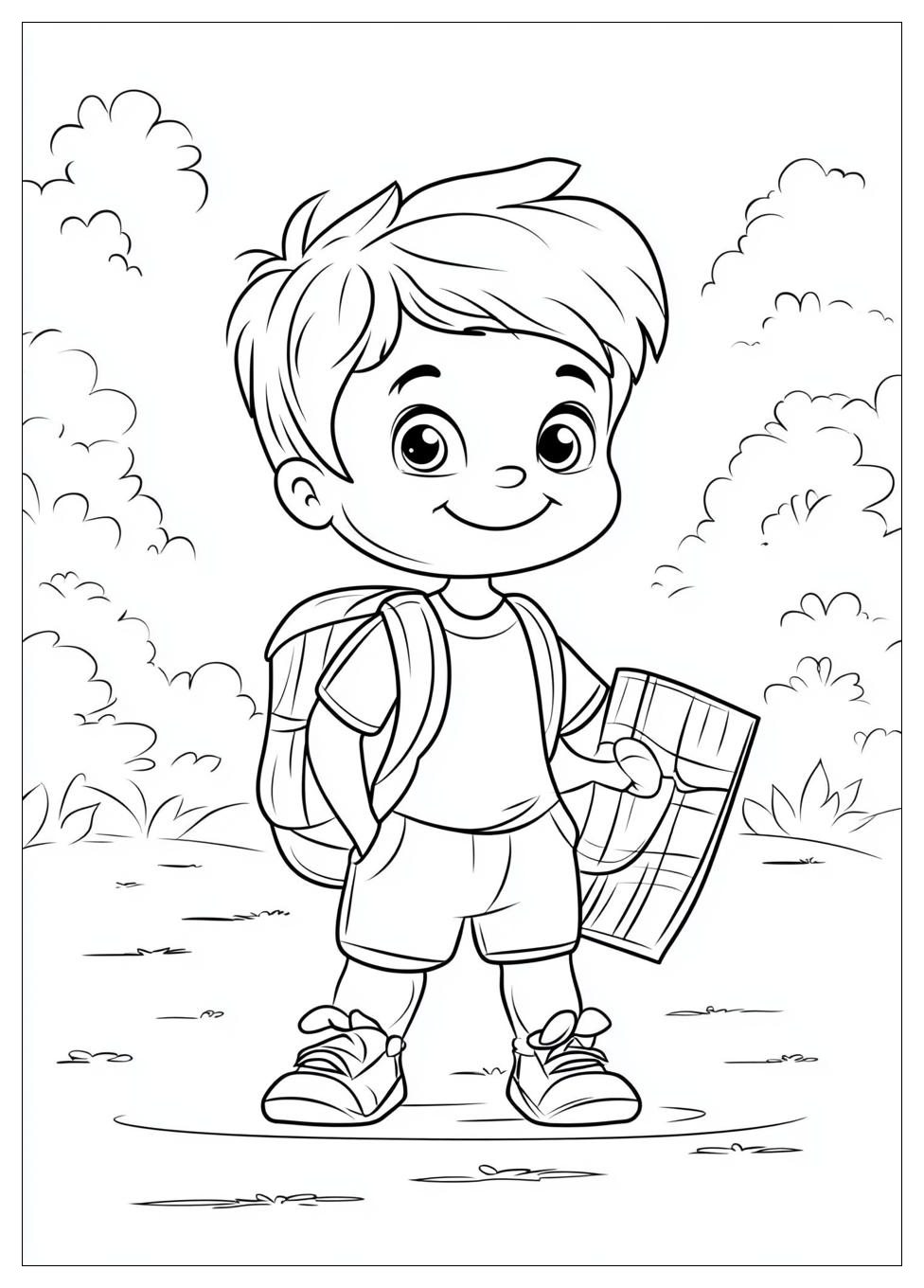First Day of School Coloring Pages-5