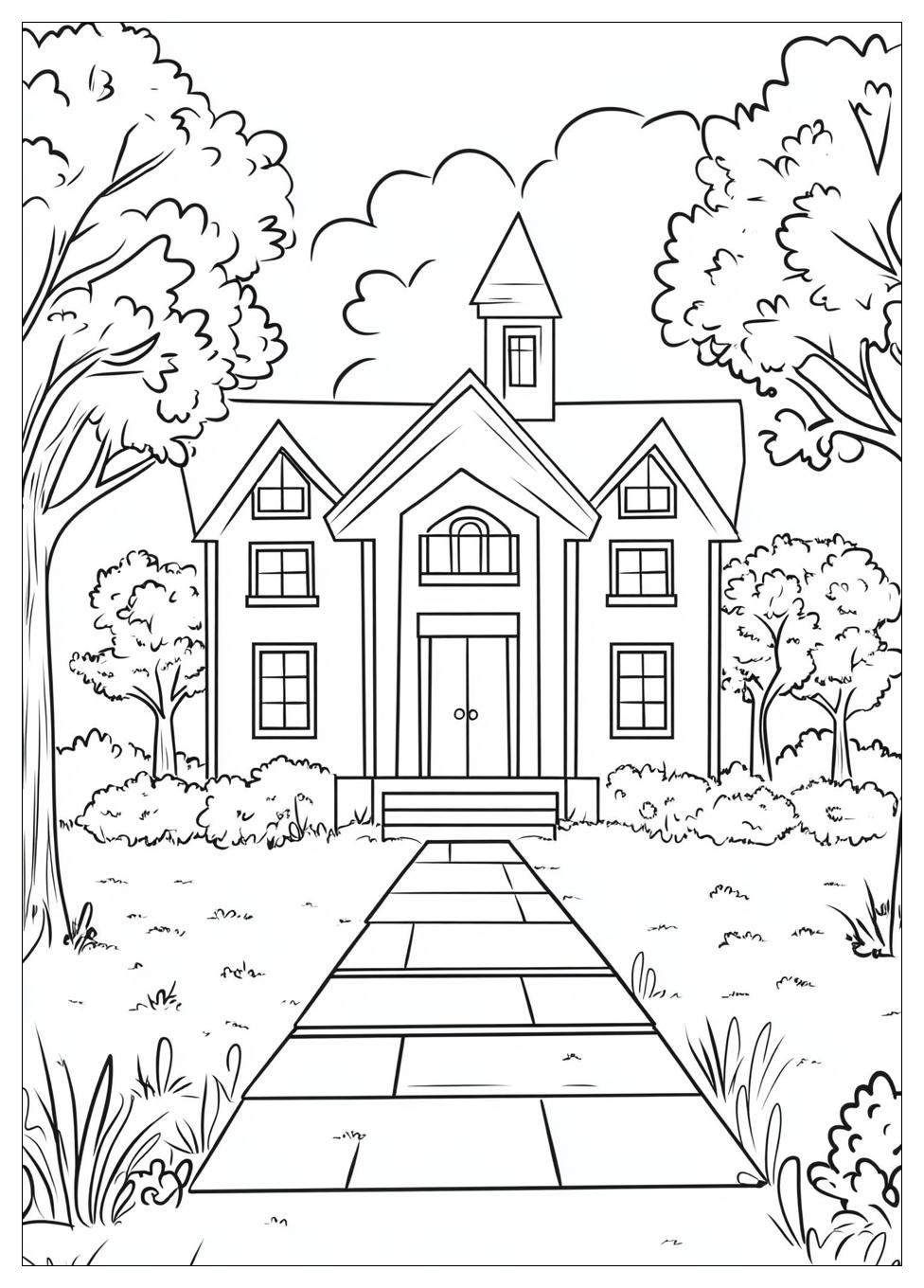 First Day of School Coloring Pages-6