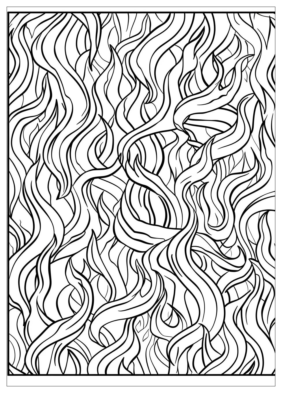 Flame Coloring Pages-10