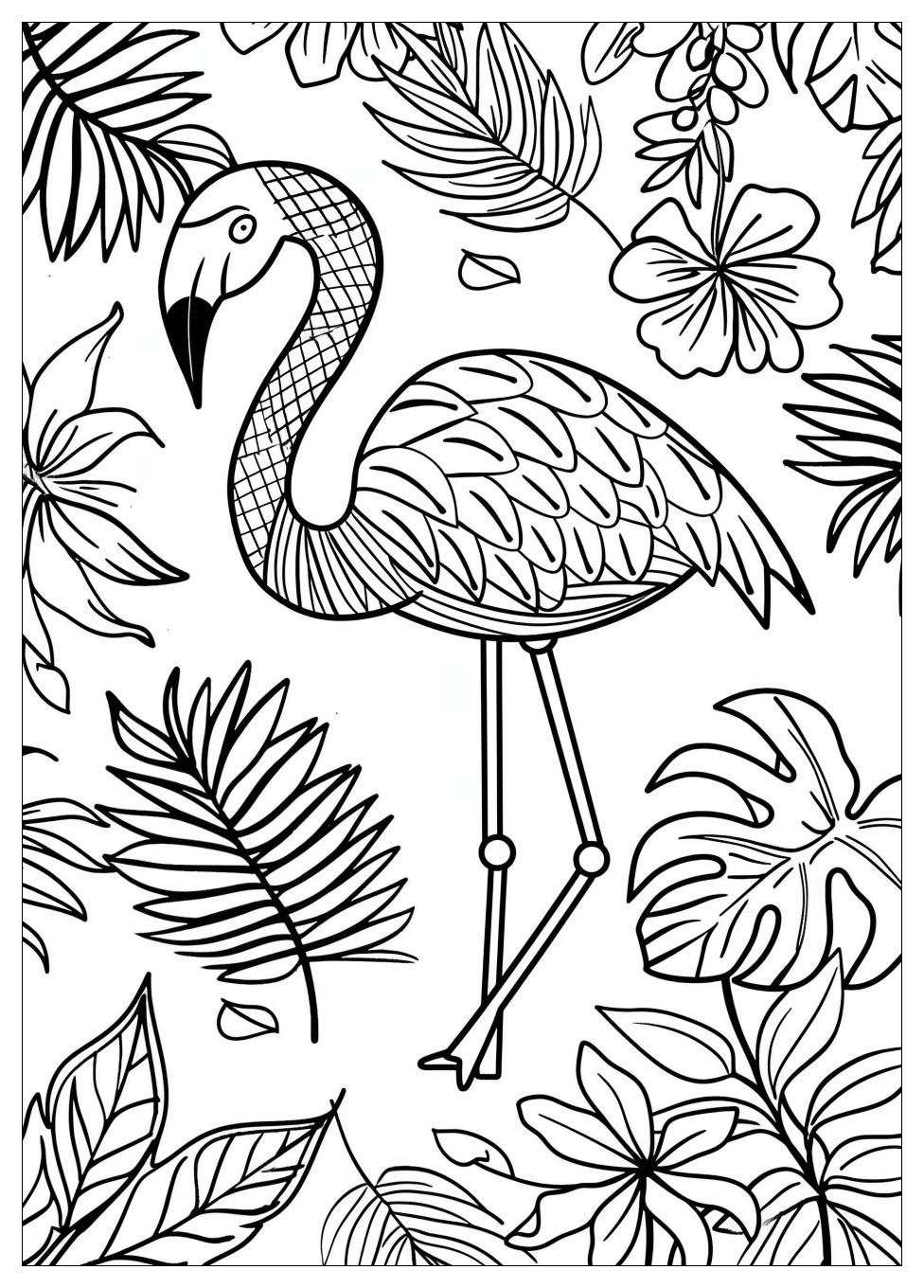 Flamingo Coloring Pages-13