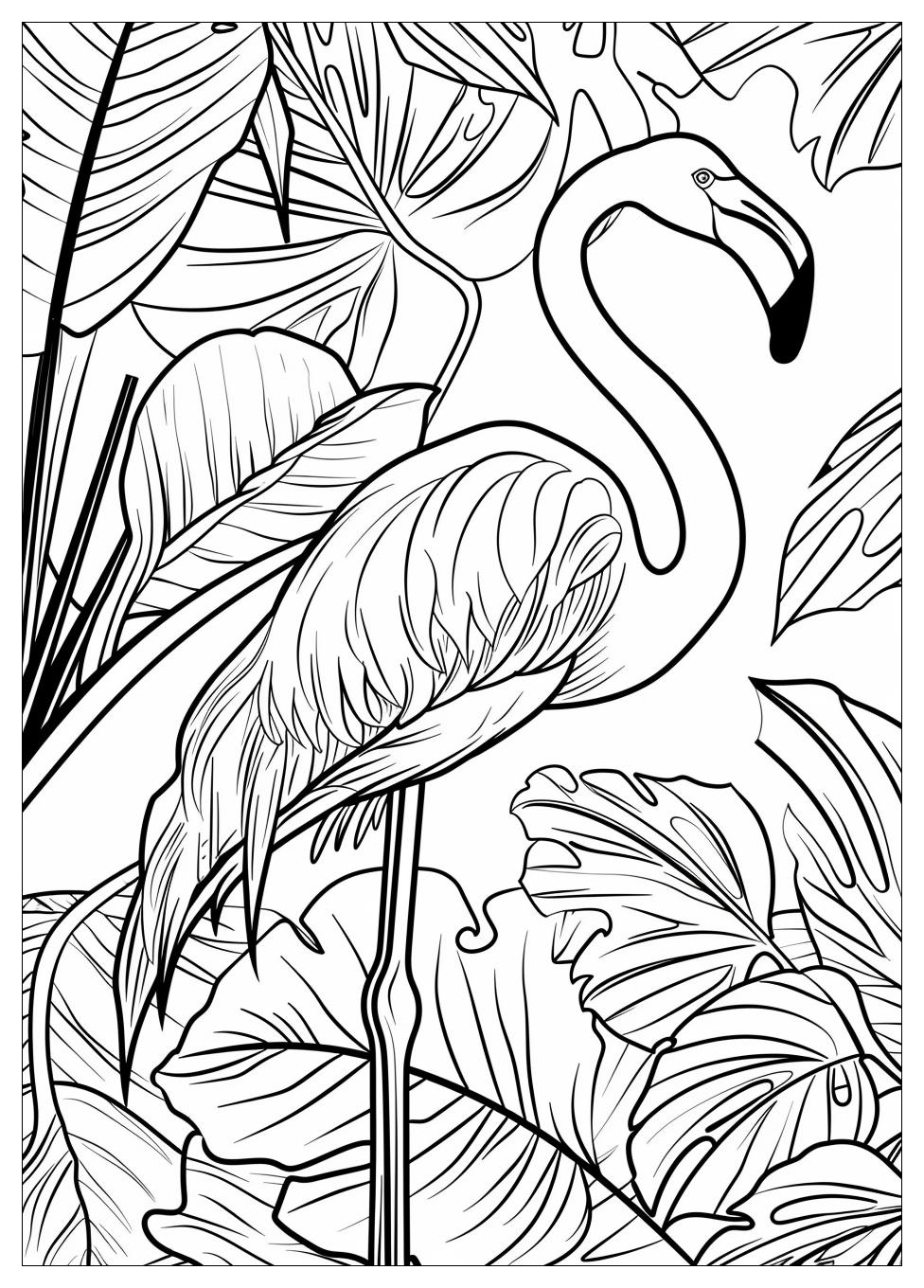 Flamingo Coloring Pages-3