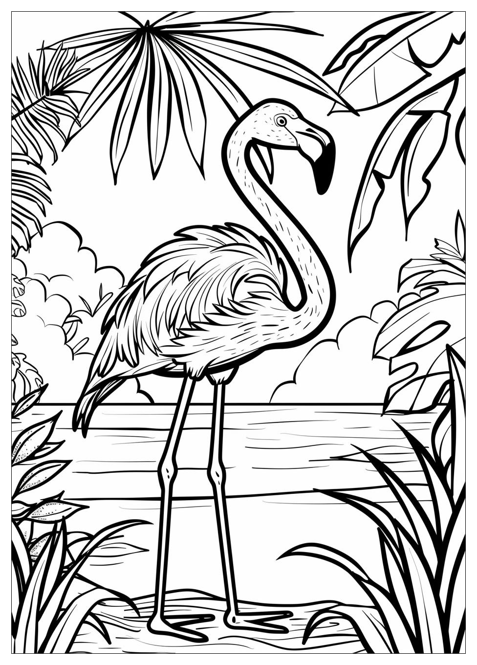 Flamingo Coloring Pages-5