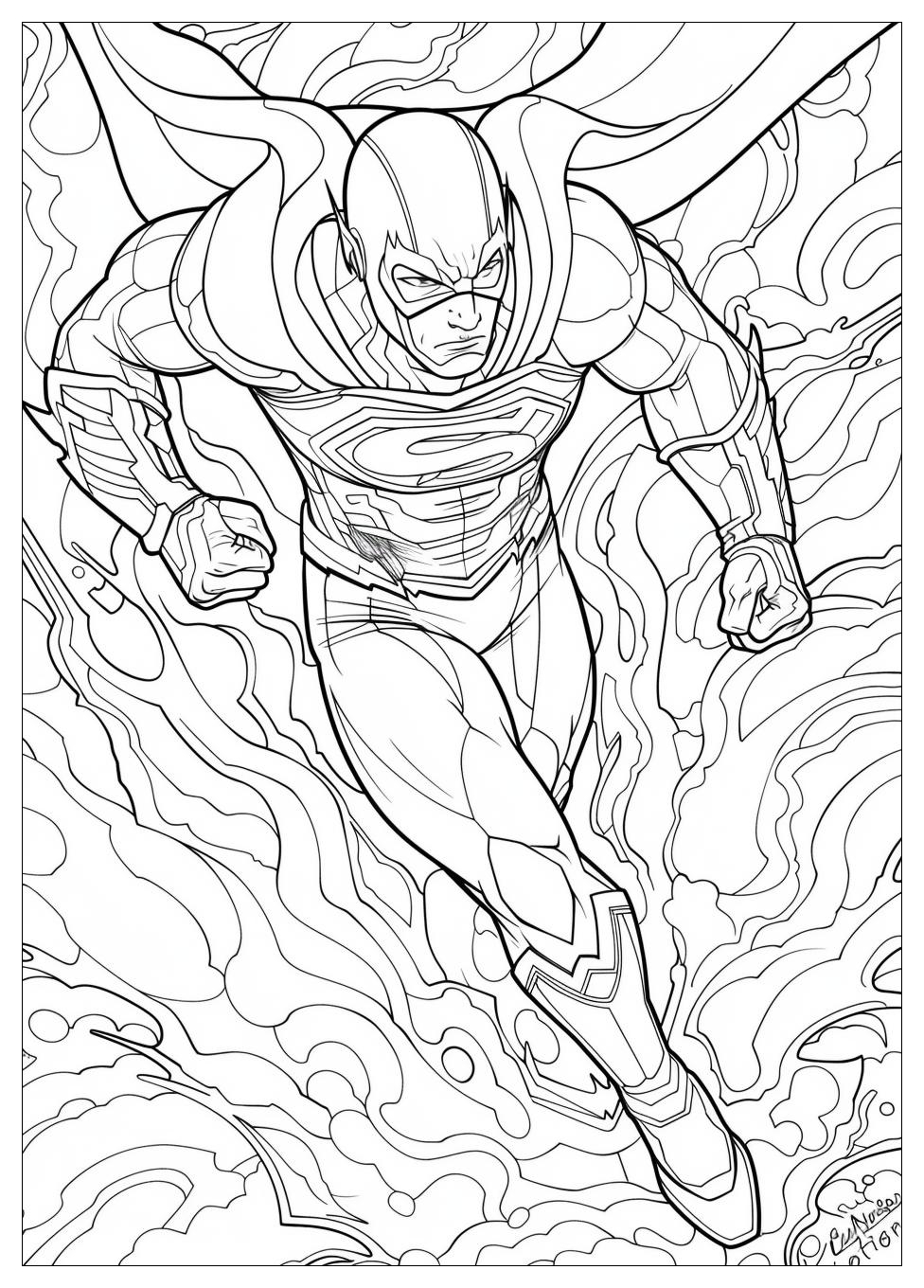 Flash Coloring Pages-1