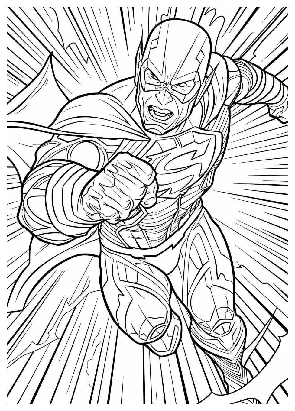 Flash Coloring Pages-16