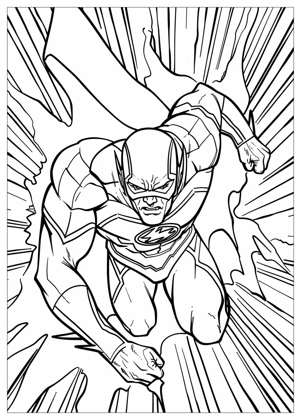 Flash Coloring Pages-2