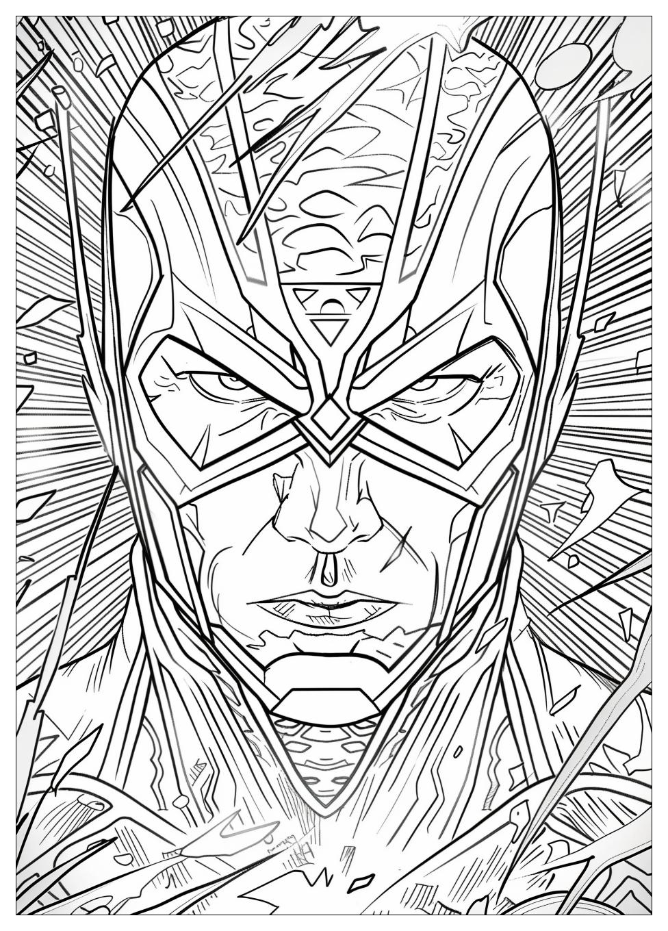 Flash Coloring Pages-4