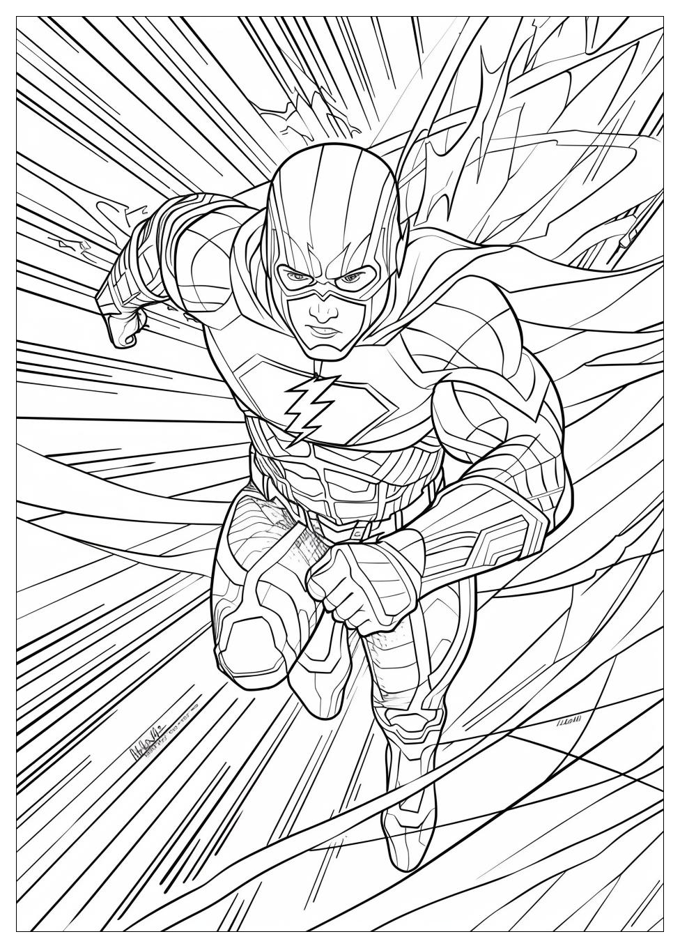 Flash Coloring Pages-7