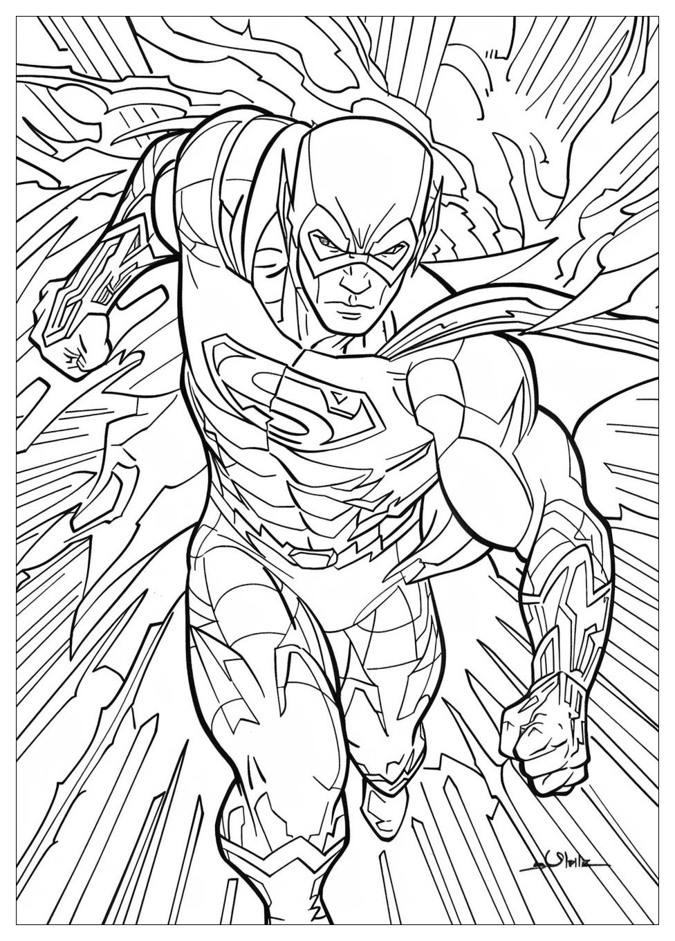 Flash Coloring Pages-8