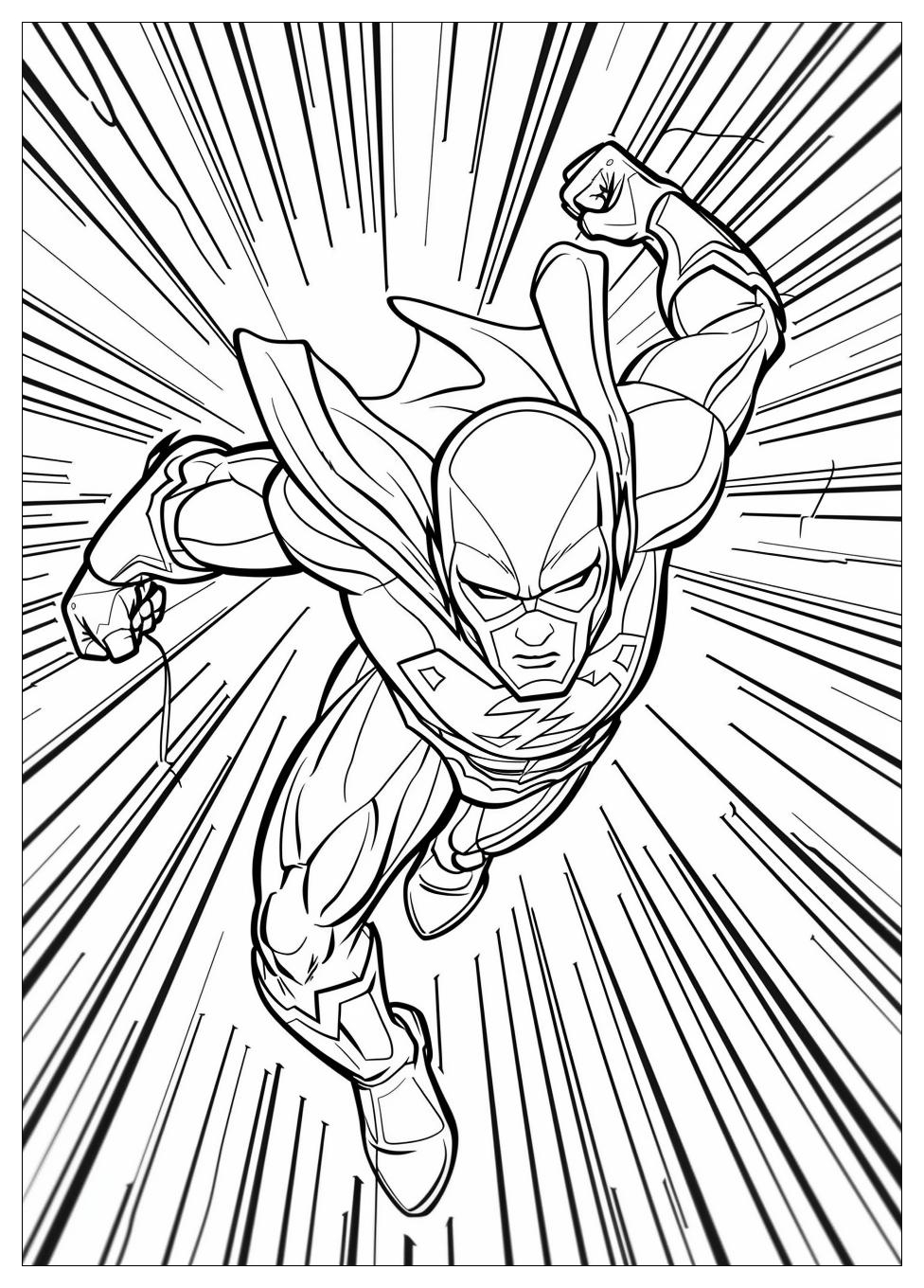 Flash Coloring Pages-9