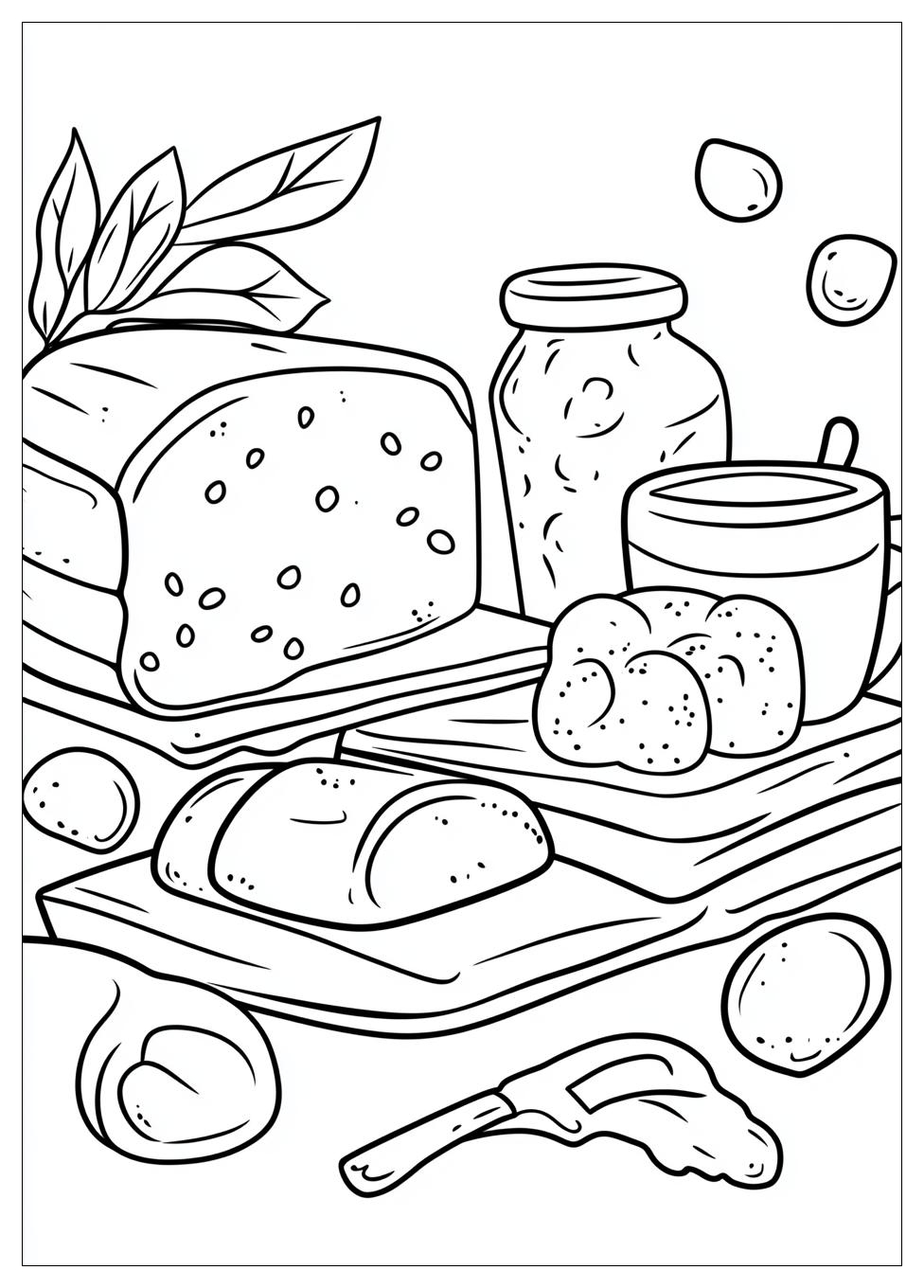 Food Coloring Pages-11