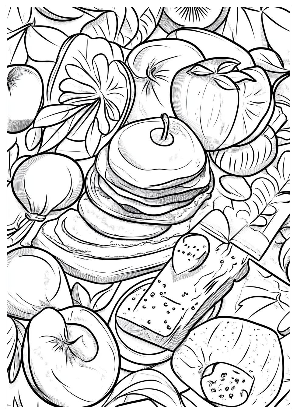 Food Coloring Pages-13