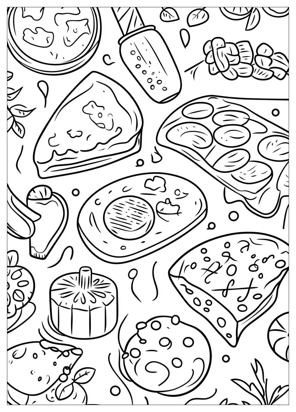 Food Coloring Pages-14