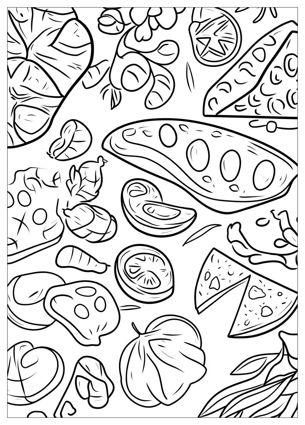 Food Coloring Pages-16