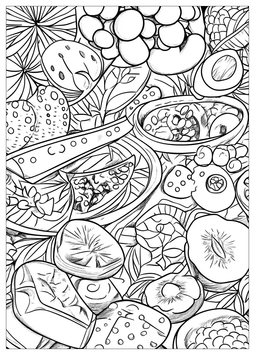 Food Coloring Pages-18