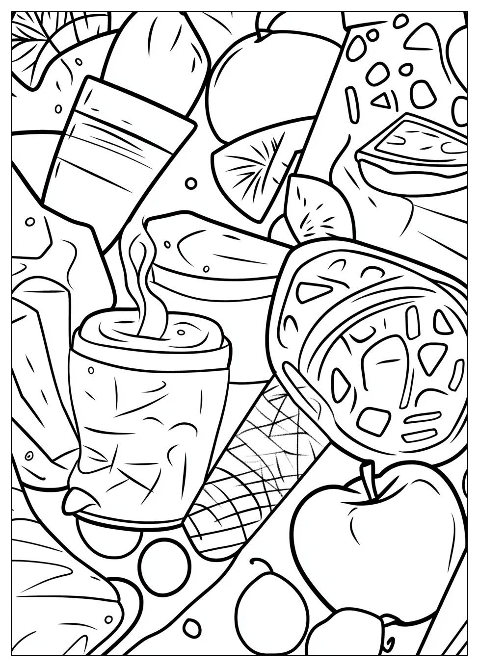 Food Coloring Pages-2