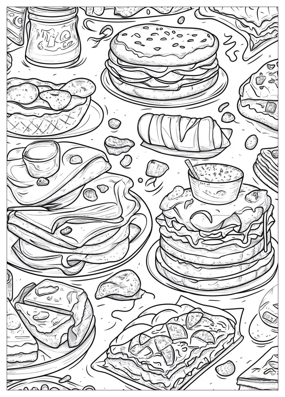 Food Coloring Pages-20